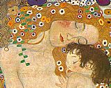 Gustav Klimt Three Ages of Woman - Mother and Child (Detail)